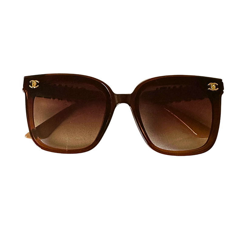 Chanel Square - Dark Brown