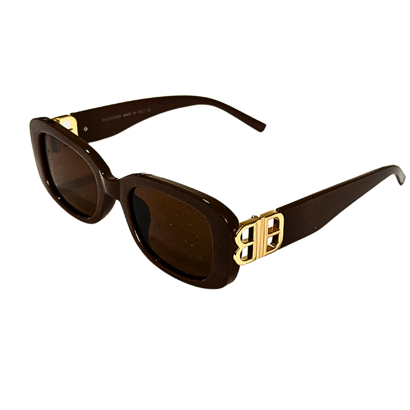 Balenciaga BB Rectangle - Dark Brown