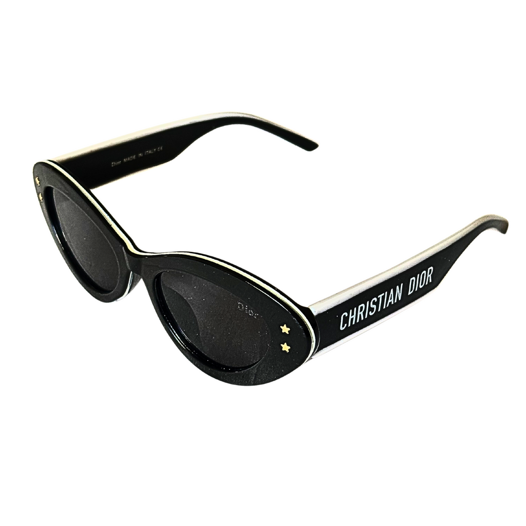 Christian Dior Cat-Eye - Black & White