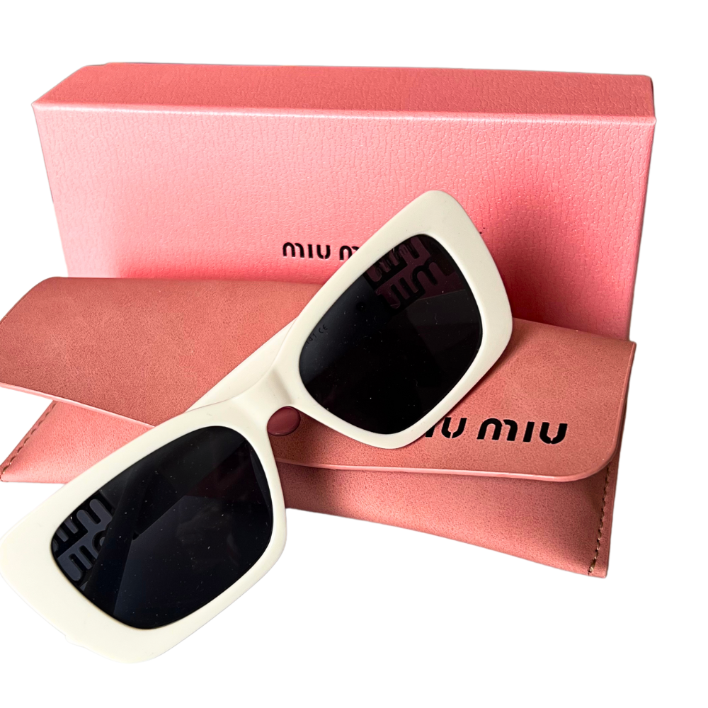 Miu Miu Chunky Square - White