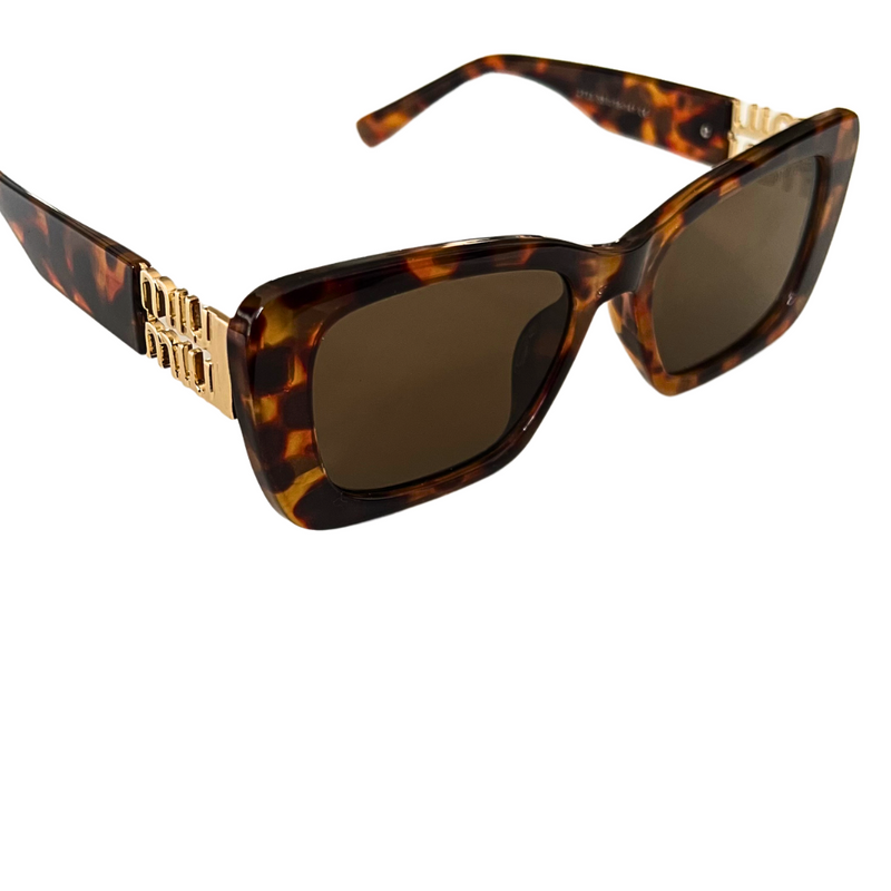 Miu Miu Chunky Square - Tortoise