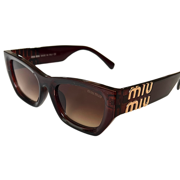 Miu Miu Slim Cat-Eye - Wine
