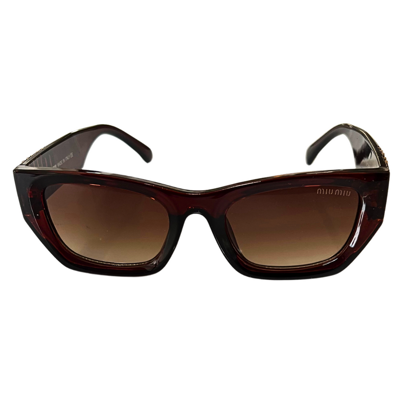 Miu Miu Slim Cat-Eye - Wine