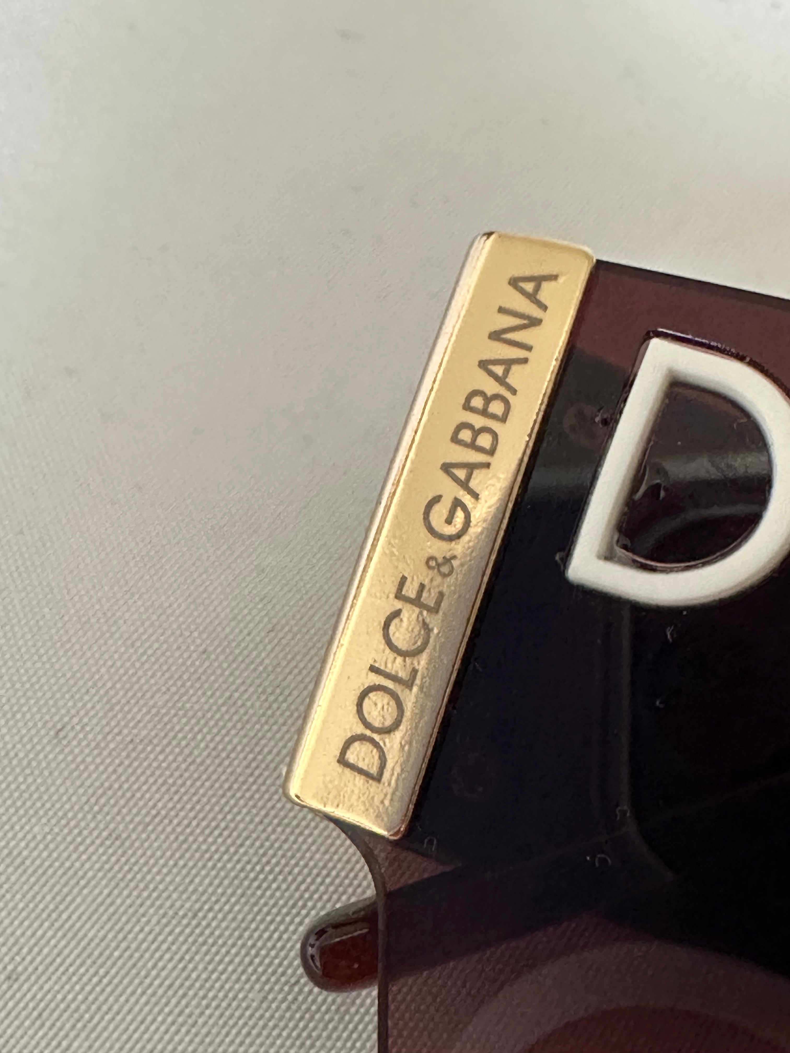 Dolce & Gabbana Logo Shield - Brown