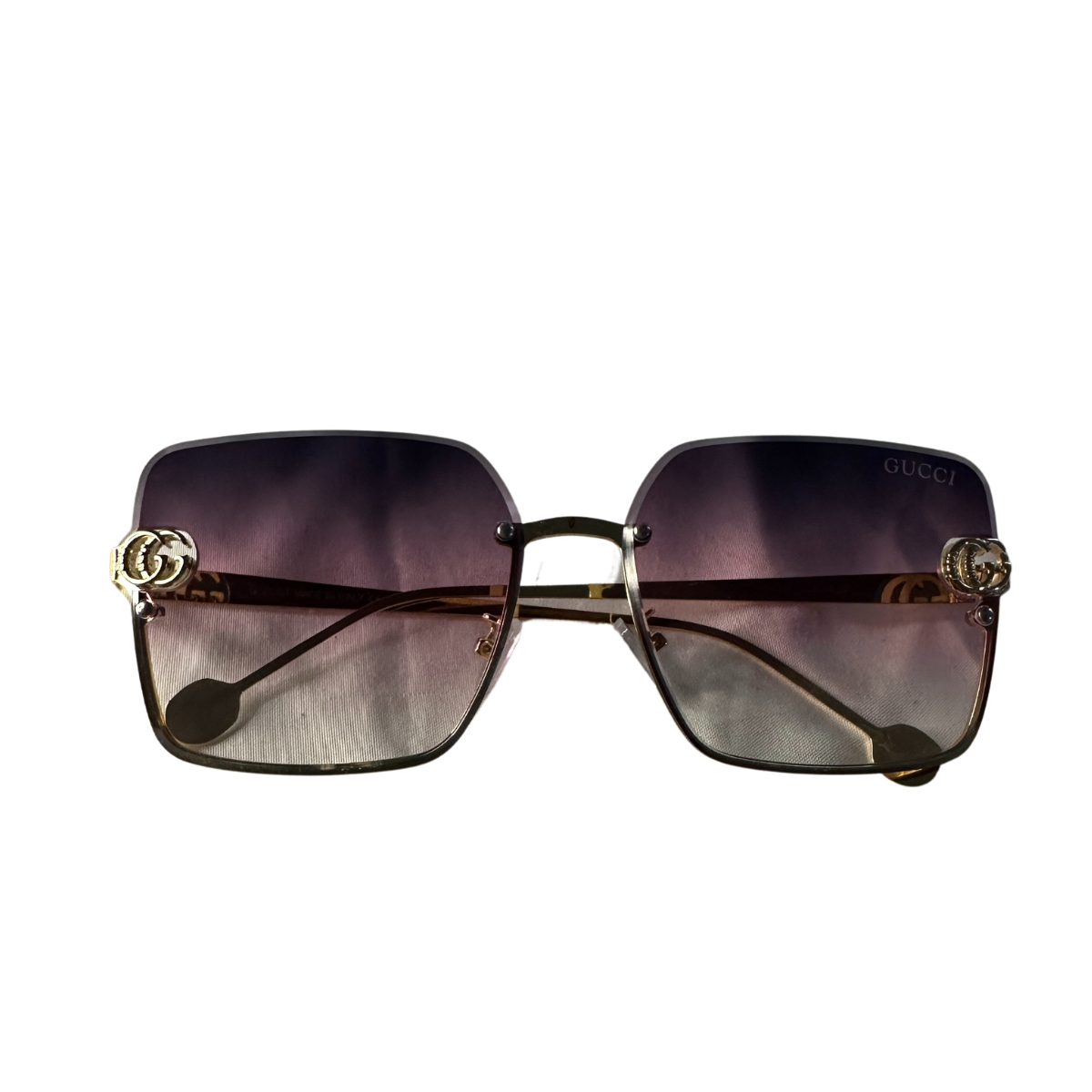Gucci Square Rimless - Rose Gradient