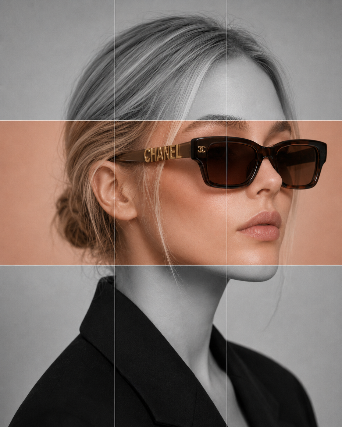 Chanel Square - Brown Translucent