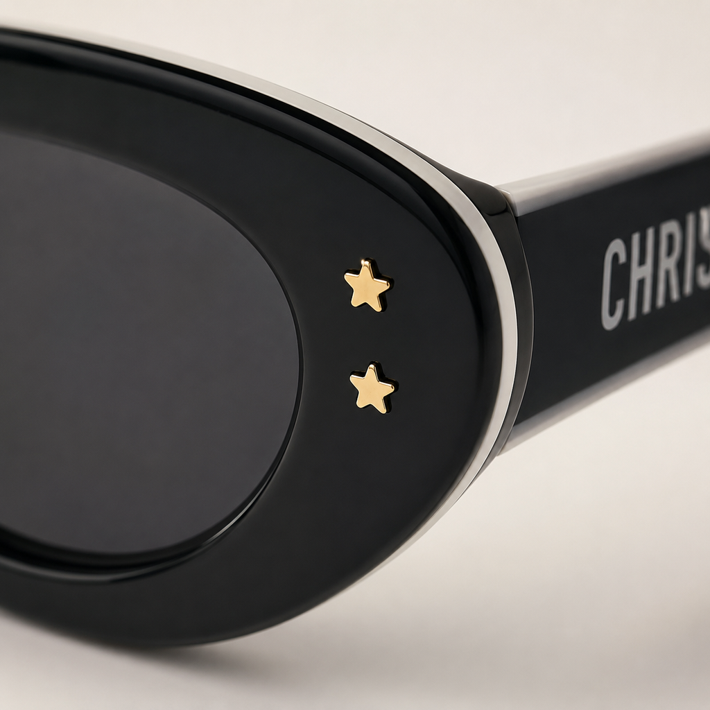 Christian Dior Cat-Eye - Black & White