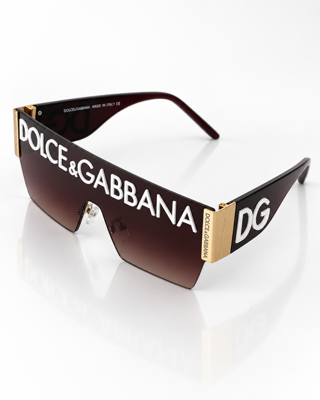 Dolce & Gabbana Logo Shield - Brown