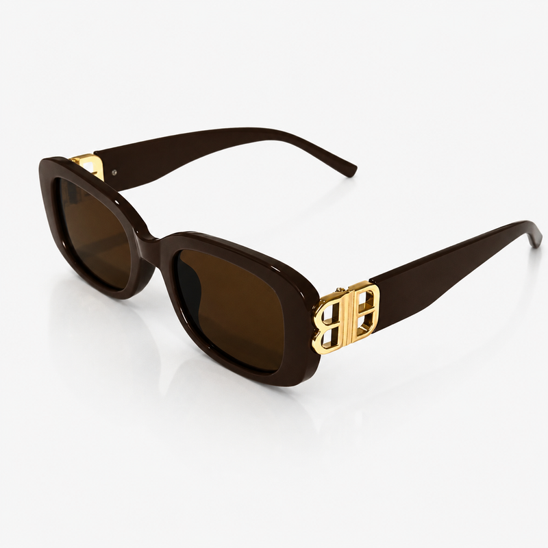 Balenciaga BB Rectangle - Dark Brown