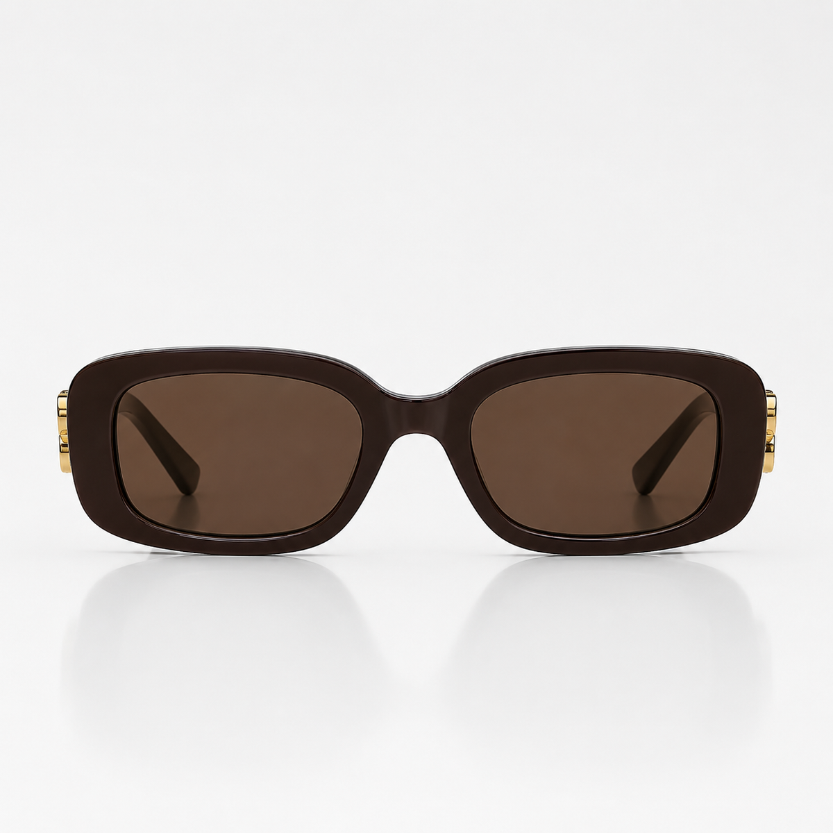 Balenciaga BB Rectangle - Dark Brown