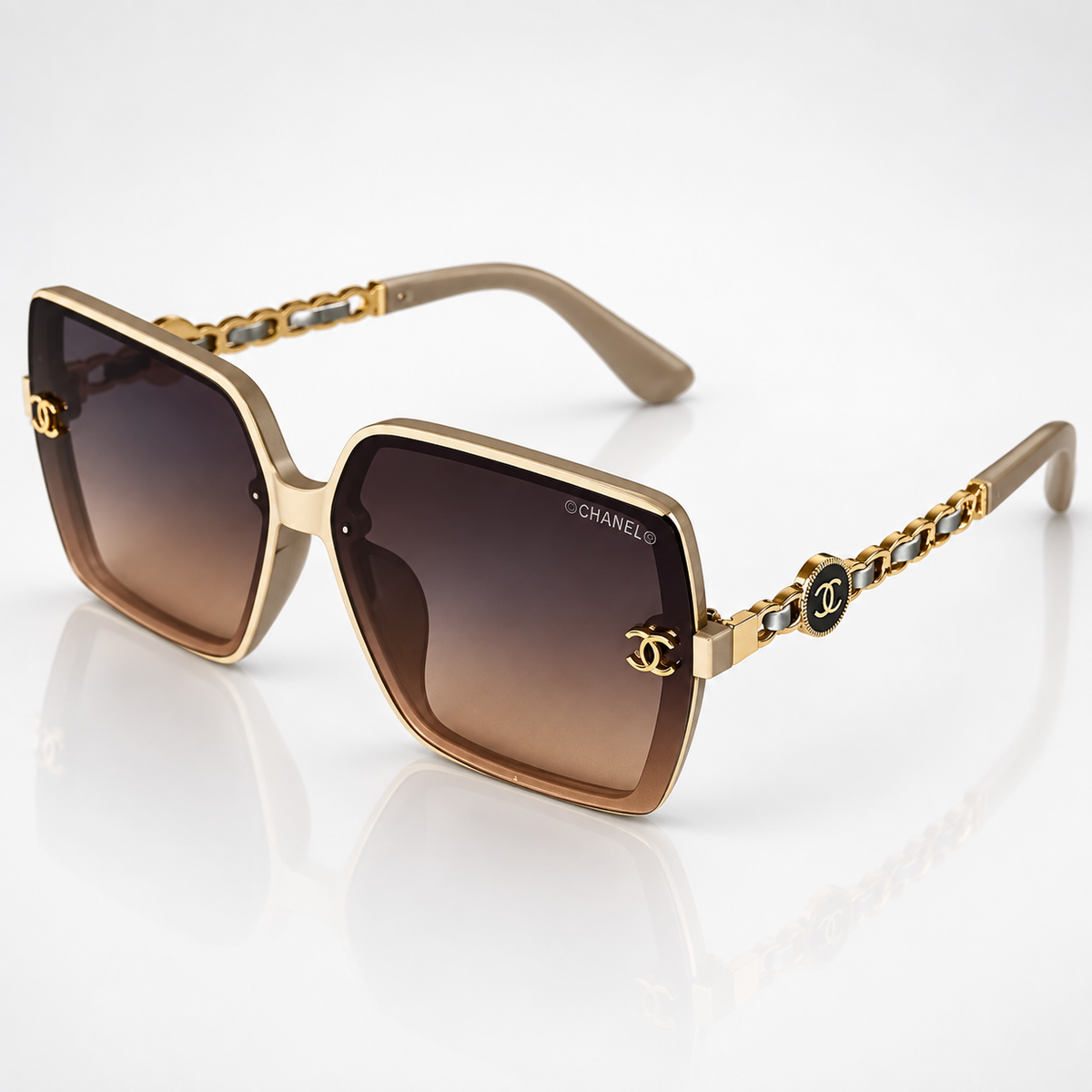 Chanel Square - Brown Chain